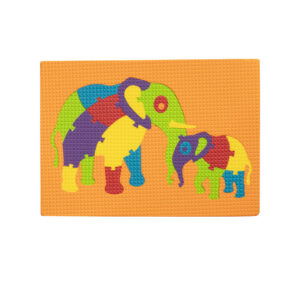 Mom and Baby Elephant Puzzle